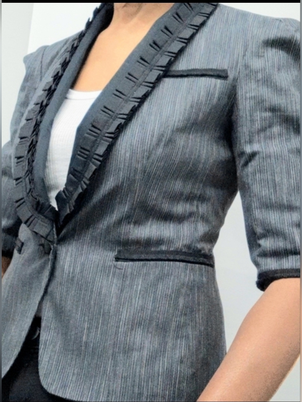 NWOT-Nanette Lepore Cotton & Linen Jacket
